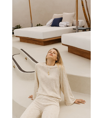 Amuse society Out of office knit pullover