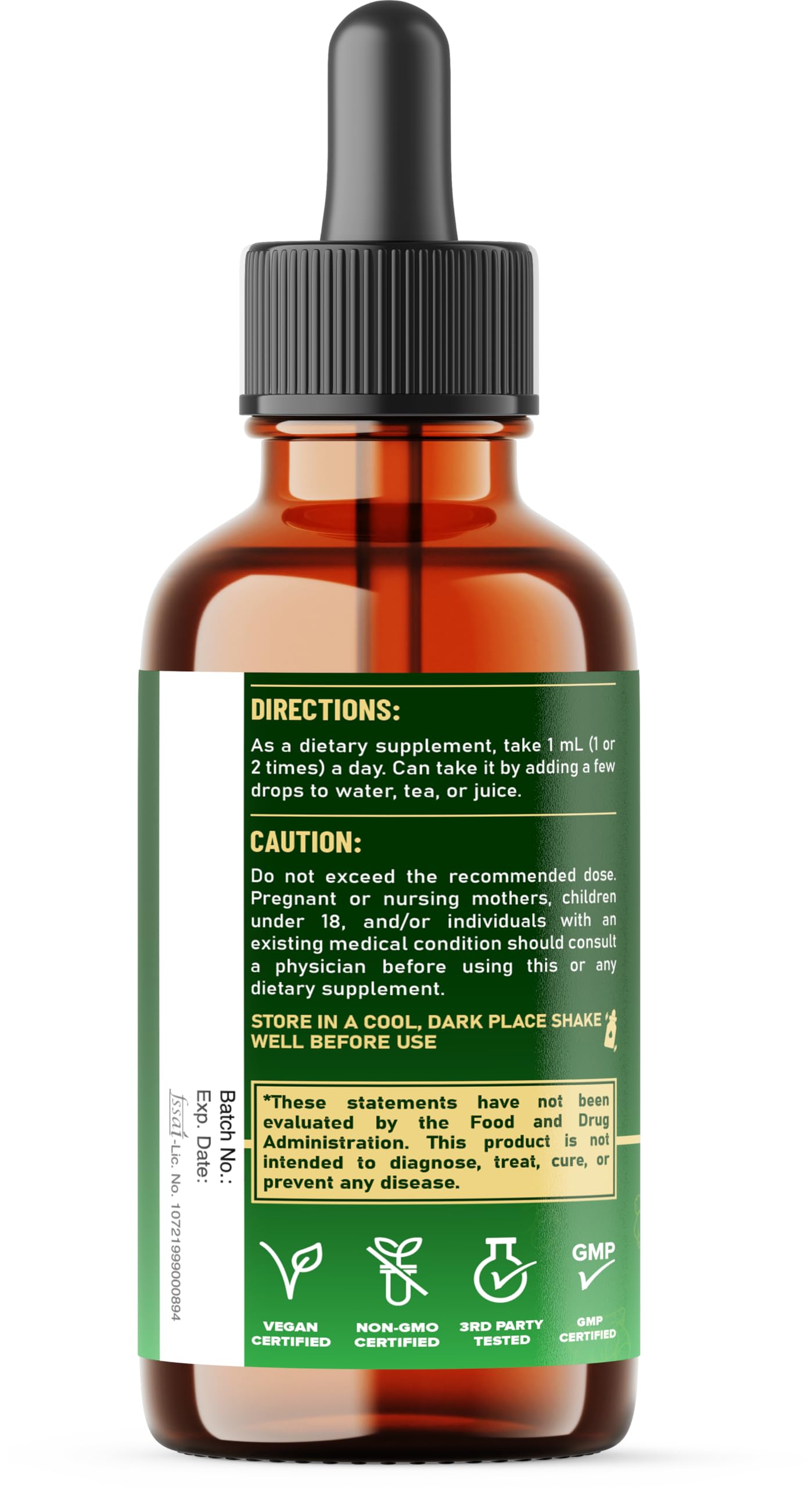 7in1 Liquid Turmeric Curcumin with D3 & K2 – 30ml Drops (2 Pack)