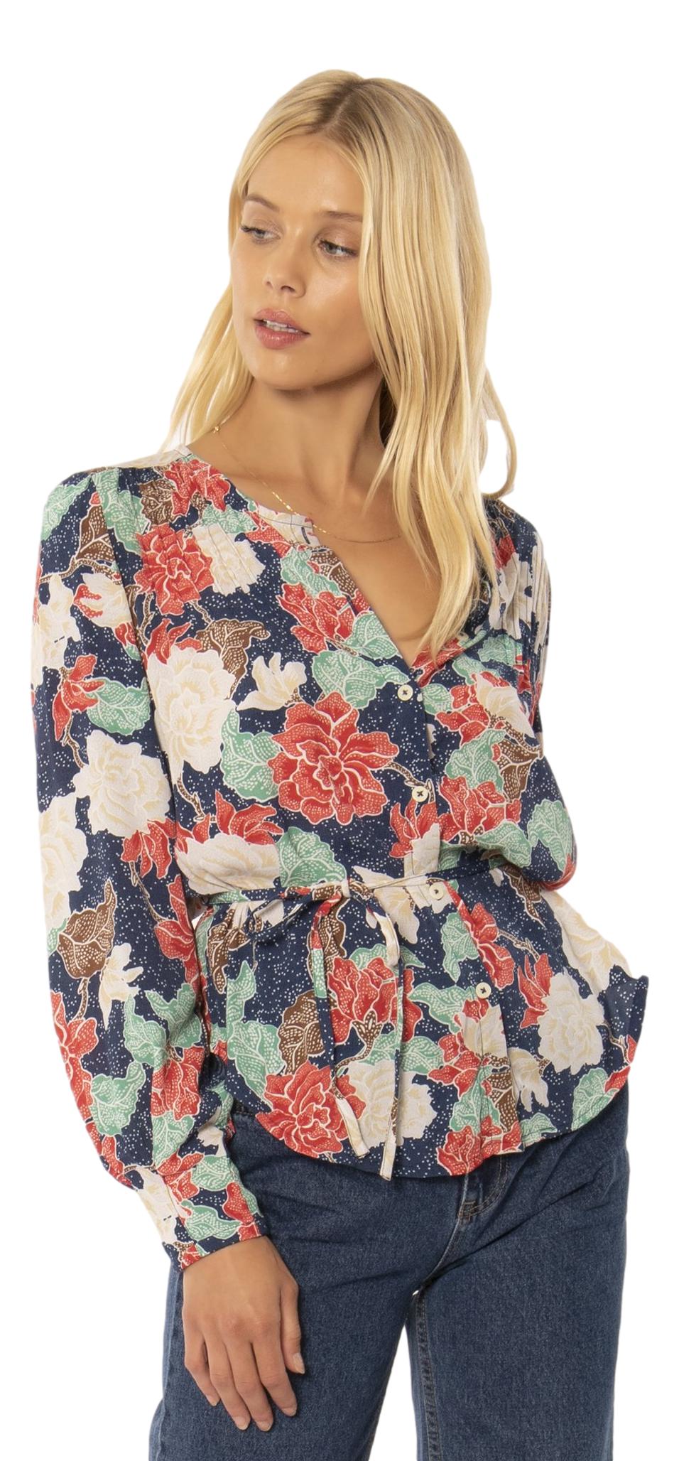 Amuse society Sheana L/S woven blouse