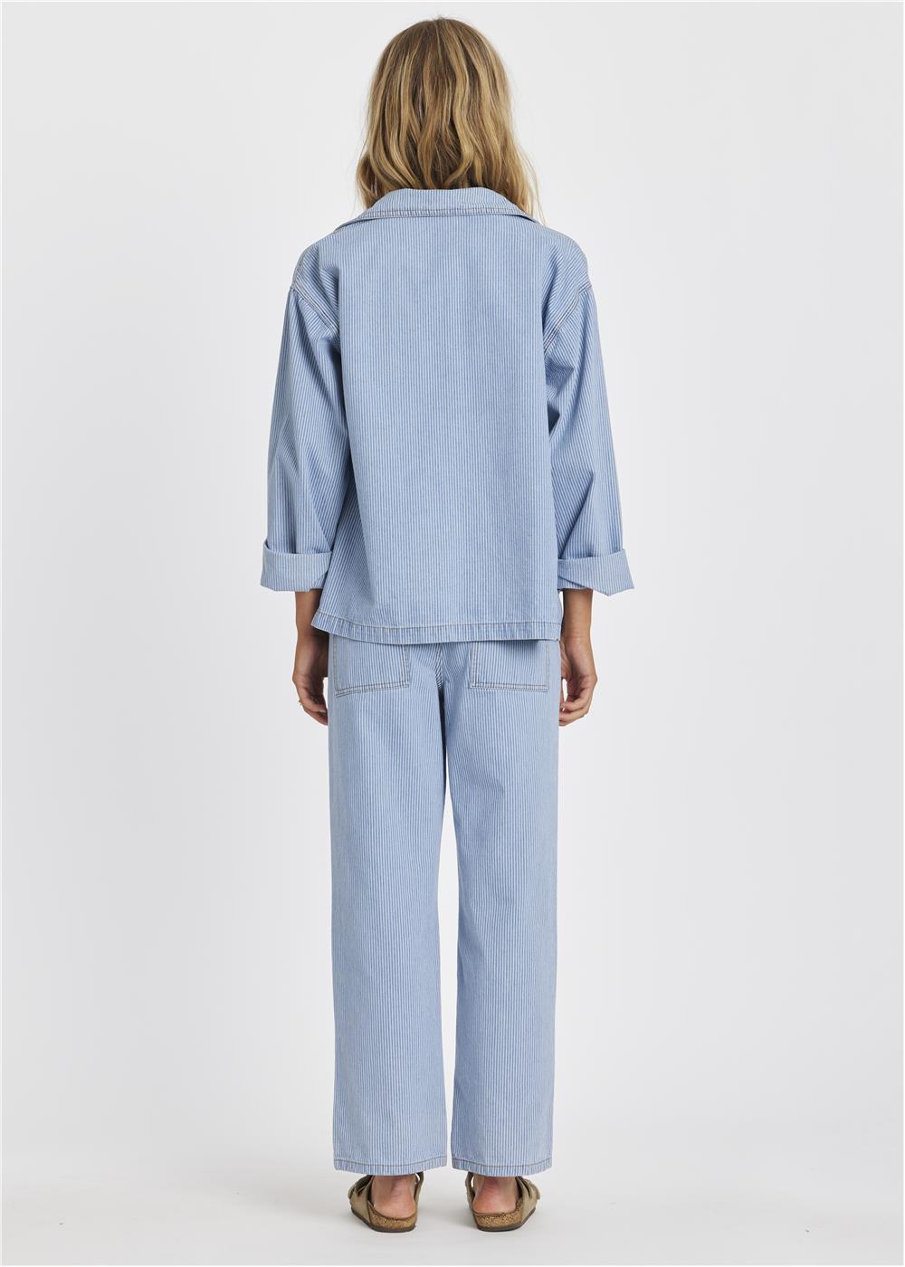 Sisstr Chore Oversized Denim Jacket with Pockets
