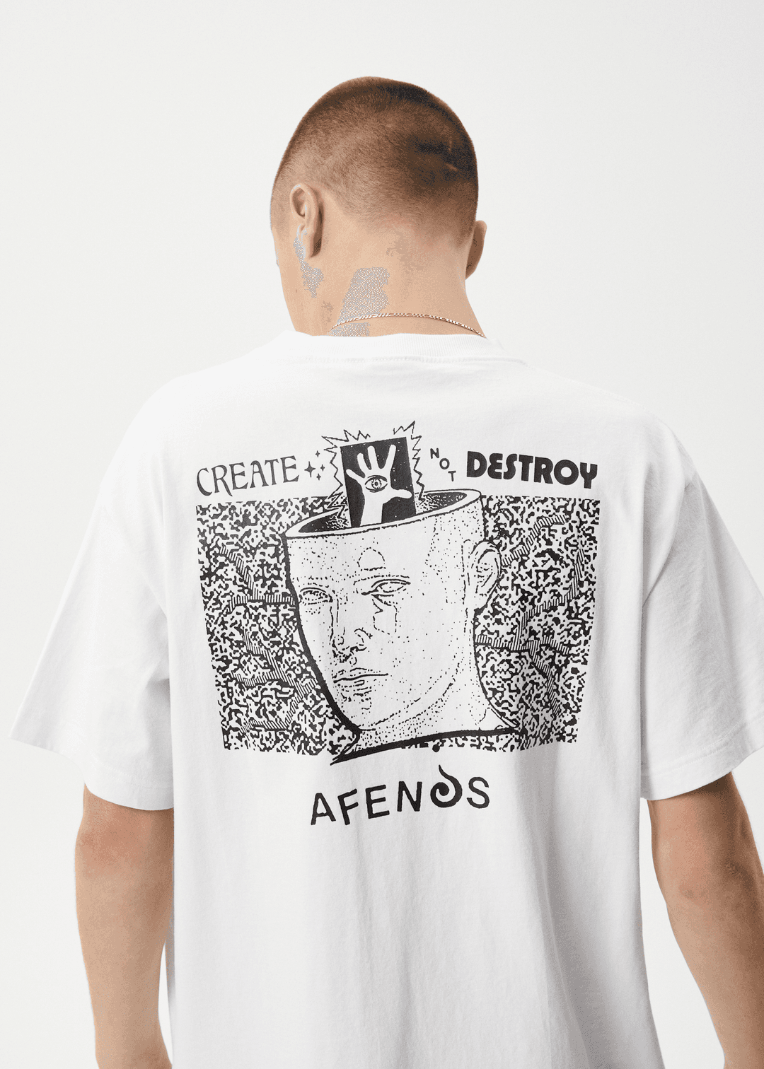 AFENDS Mind Over Heavyweight Boxy Tee