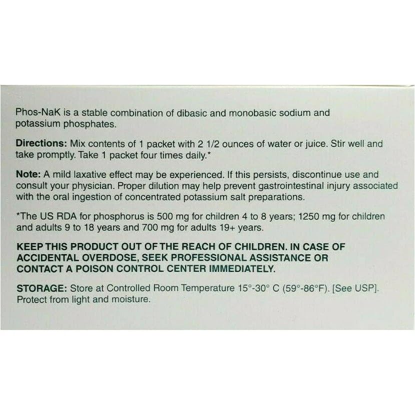 PHOS-NaK Powder Concentrate – Cypress Pharmaceutical | Sodium, Potassium & Phosphorus | Fruit Flavor