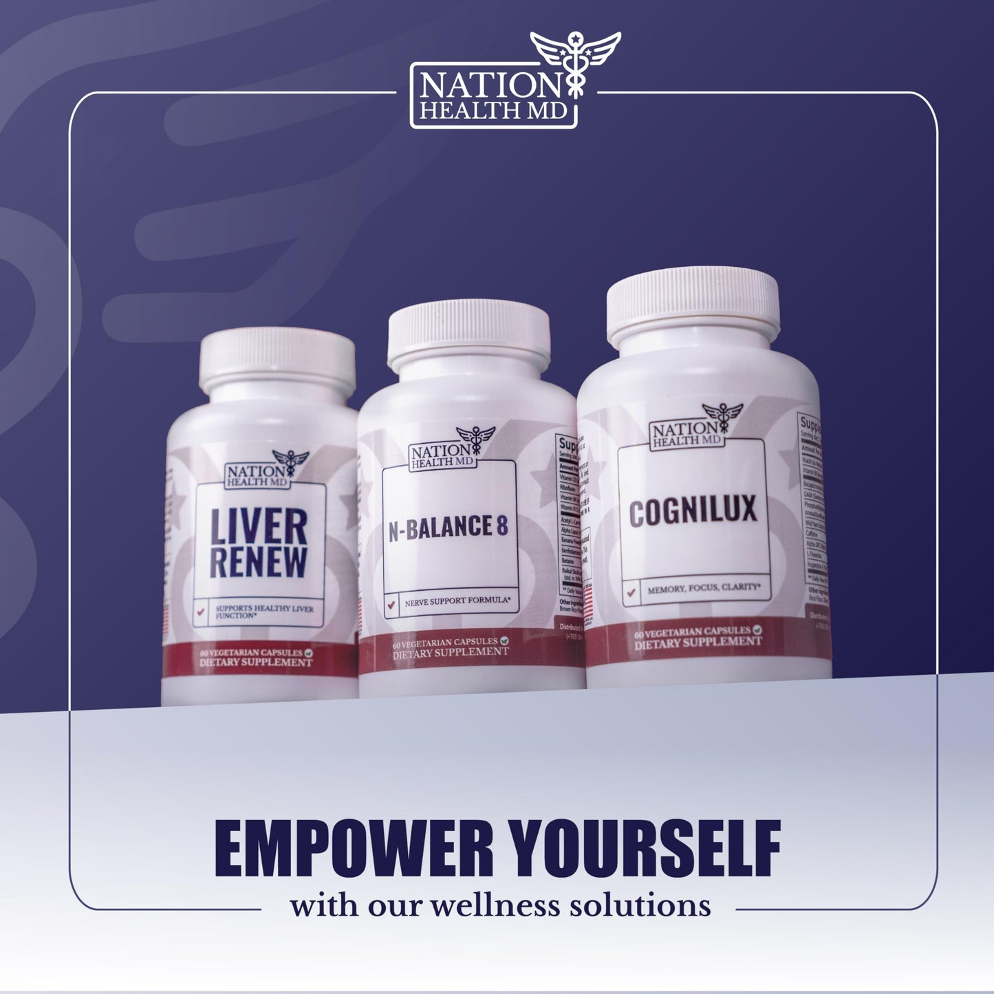 N-Balance8 Nerve Support Formula | Nation Health MD | 60 Capsules
