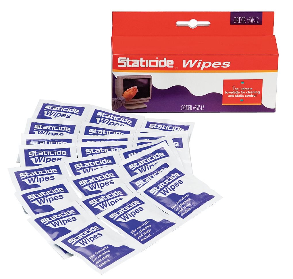ACL Staticide Staticide Wipes – 5 x 8 in, 24 per package – Anti-Static Wipes