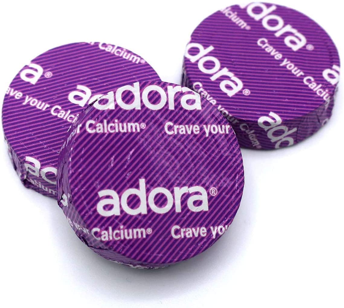 Adora Calcium Supplement Dark Chocolate – 30 ct (Pack of 6)