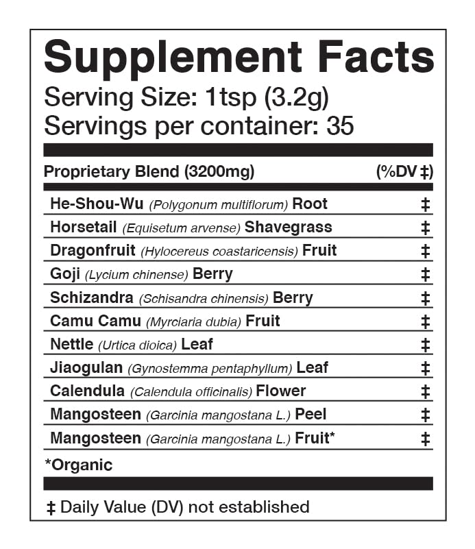 Anima Mundi Apothecary Vegan Collagen Booster Powder – Superfruit Bliss (5oz) | Skin, Hair & Nails