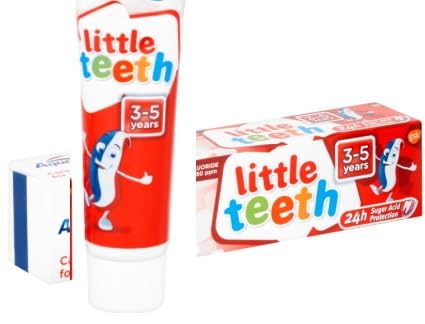 Aquafresh Little Teeth Toothpaste (1-5 yrs) – 50 ml – Pack of 2
