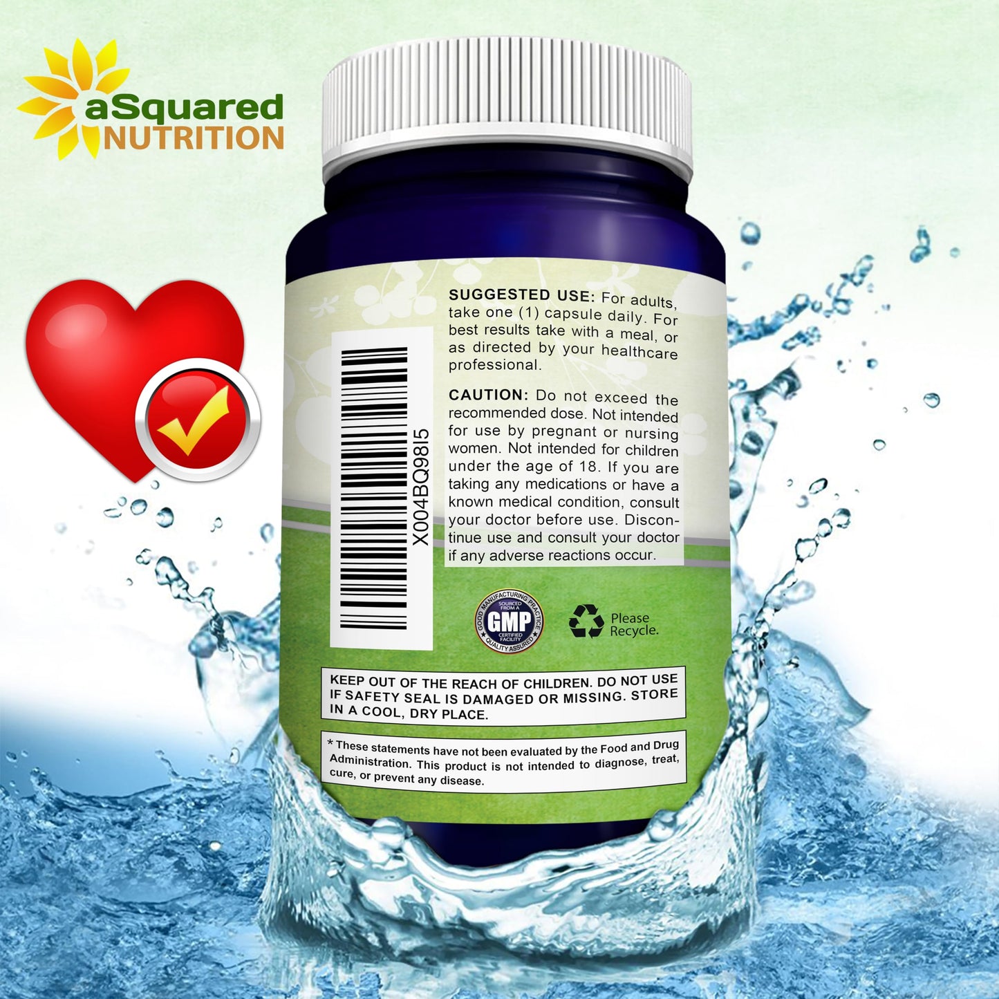 aSquared Nutrition CoQ10 400mg Max Strength – 200 Vegan Capsules