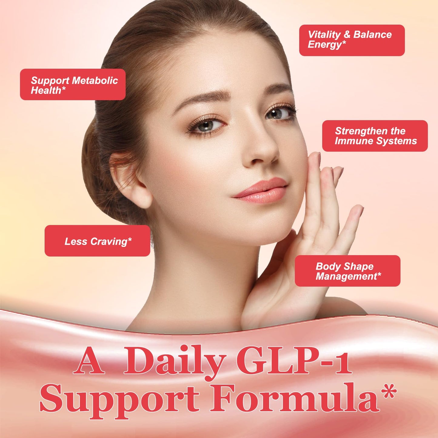 AuraraNeNourish 2-Pack GLP-1 Probiotic Gummies with Akkermansia & Berberine