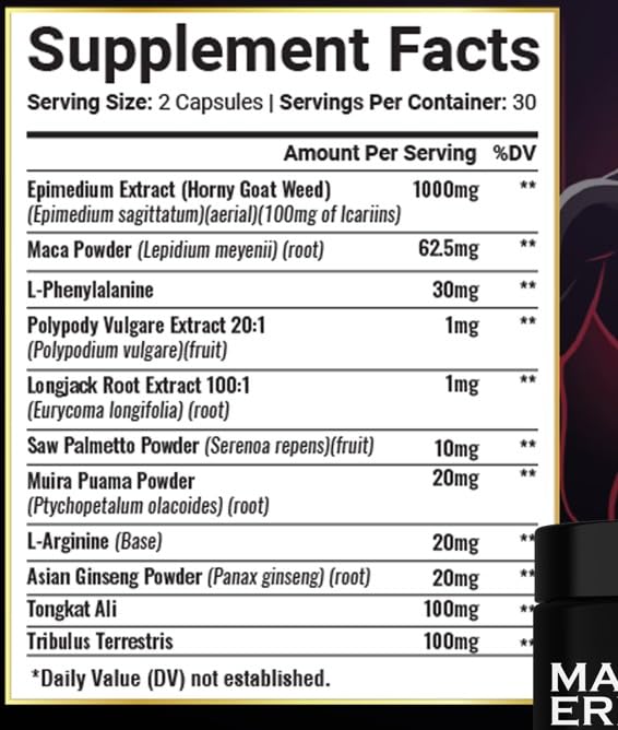 BCP PLUS MalePlus Performance - Volume Booster for Men | Lab-Tested 60 Caps, Fast-Acting Blood Flow, Vigor & Drive