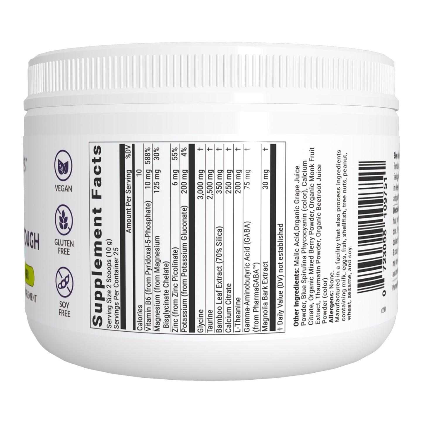 BIOptimizers Sleep Breakthrough 2.0 – Melatonin-Free Sleep Support Powder (Blue Berry Dreams)