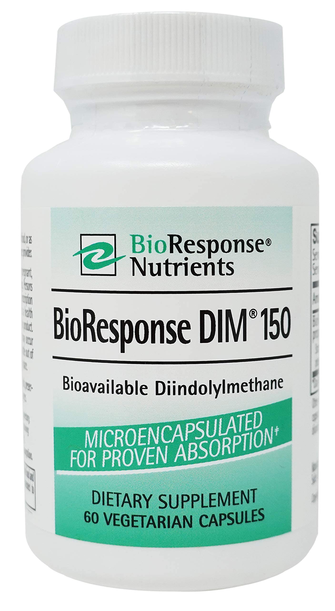 BioResponse DIM 150-150mg x 60 Capsules | Microencapsulated Diindolylmethane