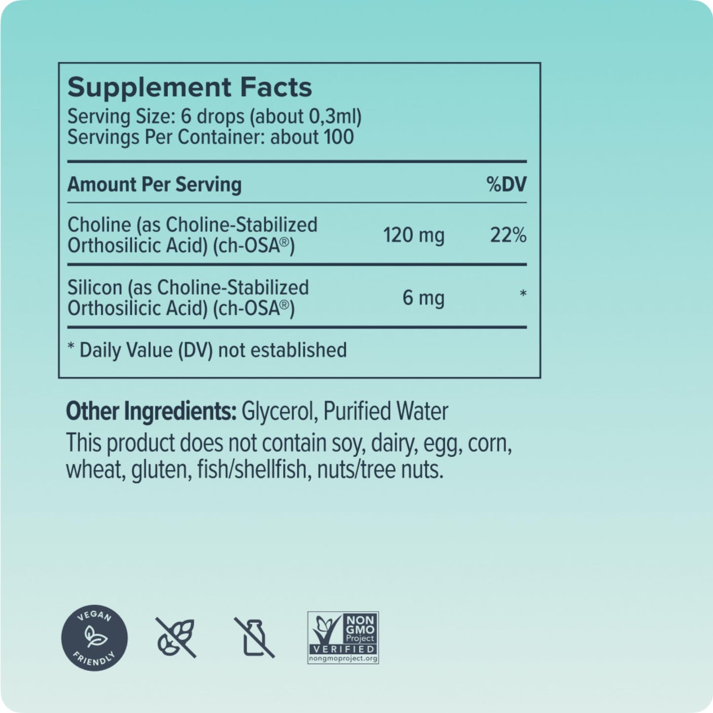 Biosil Collagen Booster Drops – 0.5 fl oz (Pack of 2) with Patented ch-OSA Activator