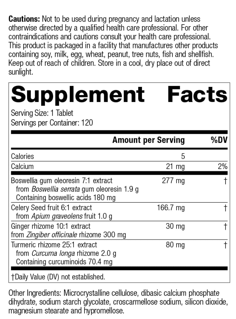 Boswellia Complex 120t by MediHerb – Herbal Supplement