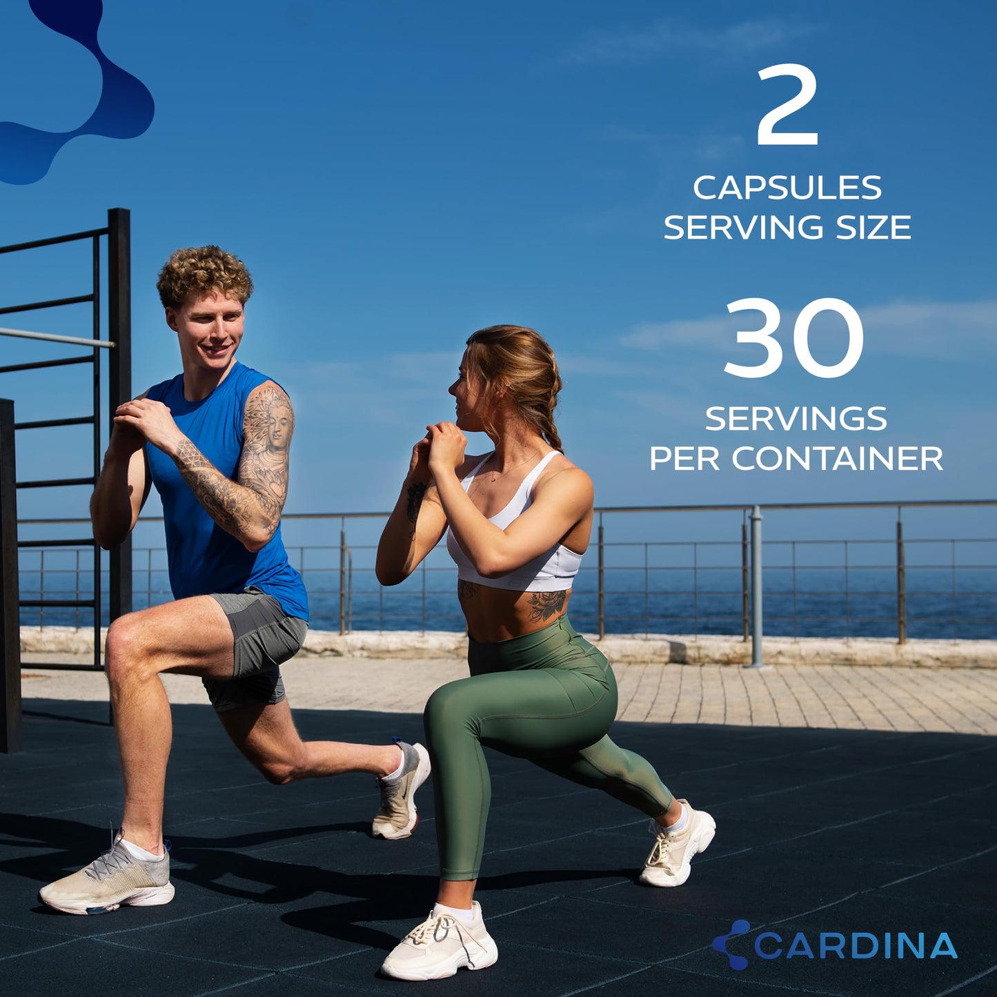Cardina B12 Vitamins for Women and Men – Brain Memory & Focus Support with Thiamine B1 & COQ10 | 60 Ct