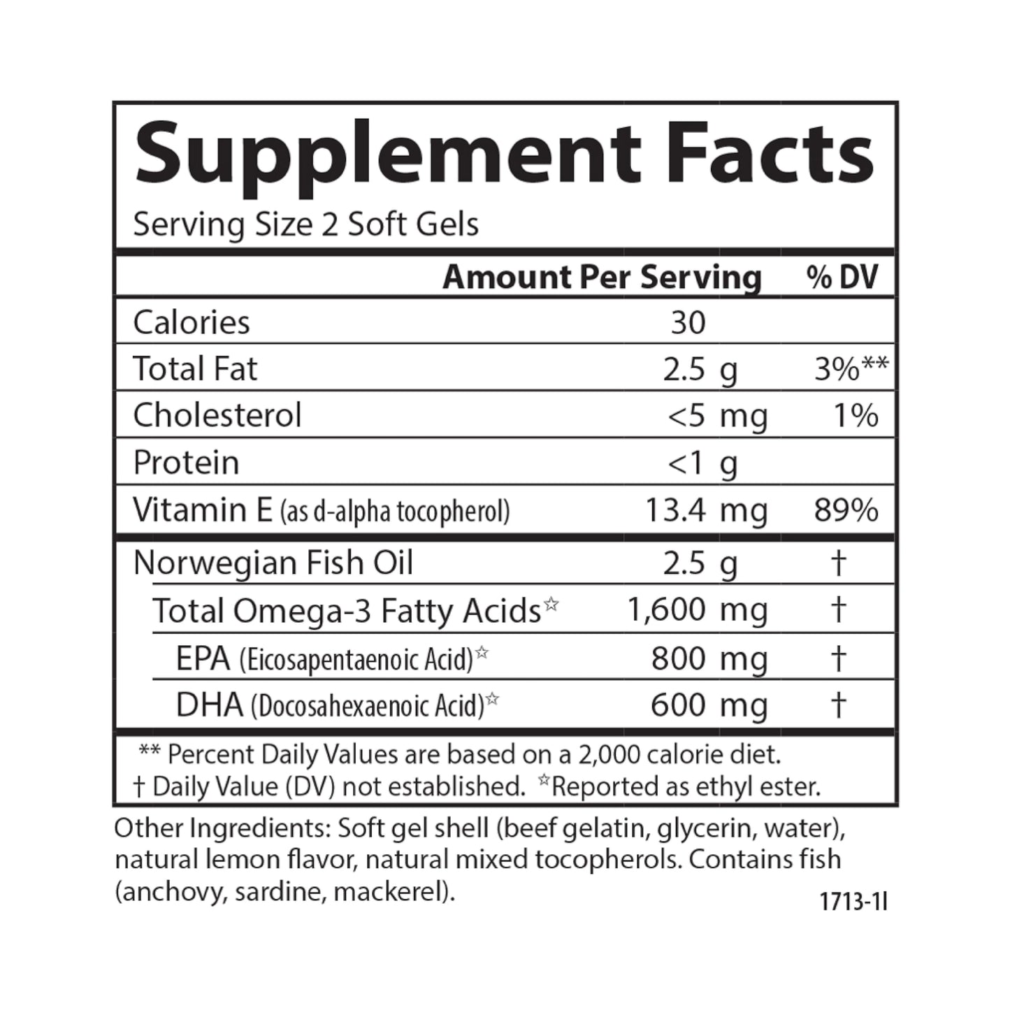 Carlson Elite Omega-3 Gems Lemon 1600 mg | Wild-Caught Norwegian Fish Oil, 240 Softgels
