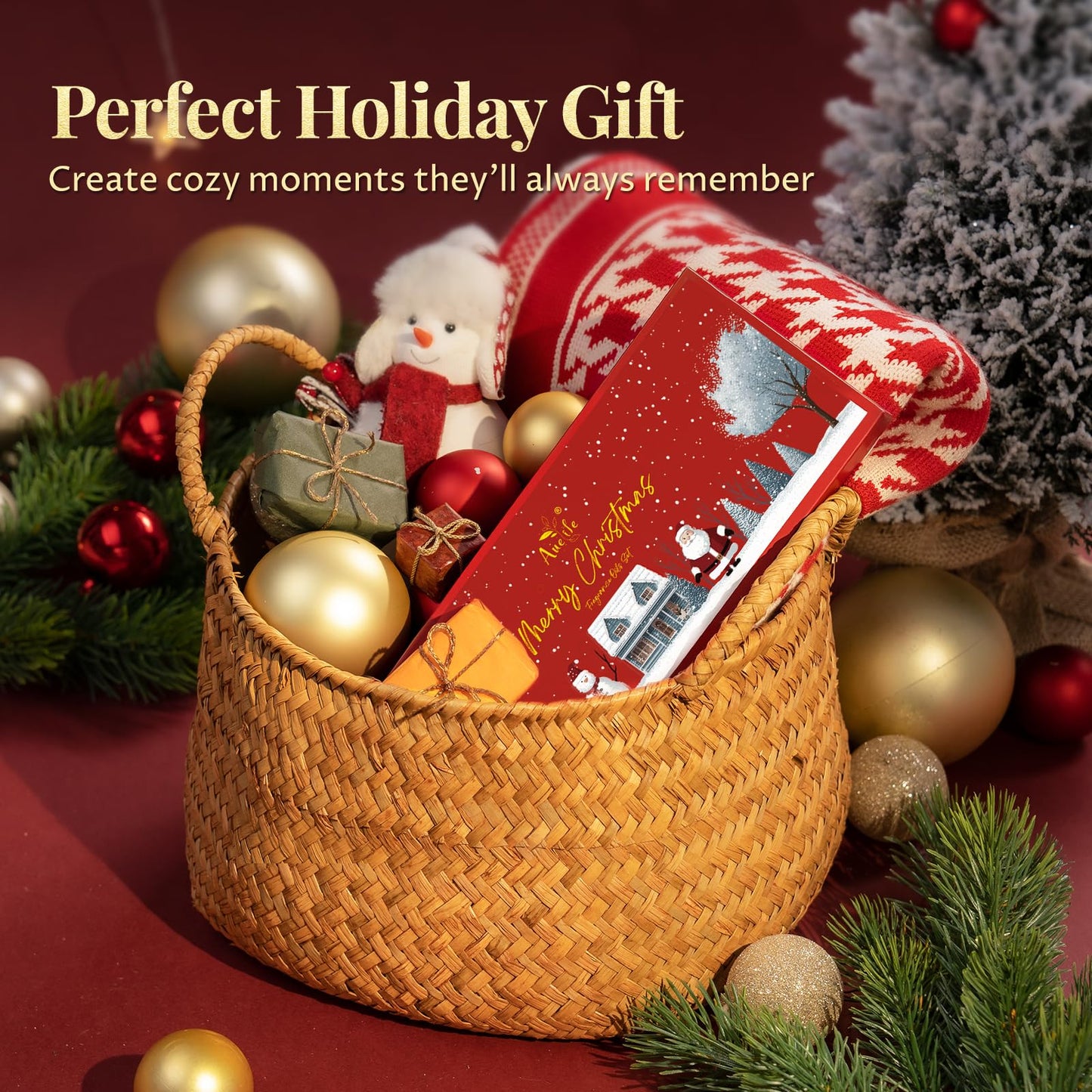 Christmas Essential Oil Set – 6 Premium Oils for Diffusers, Candles & Soaps