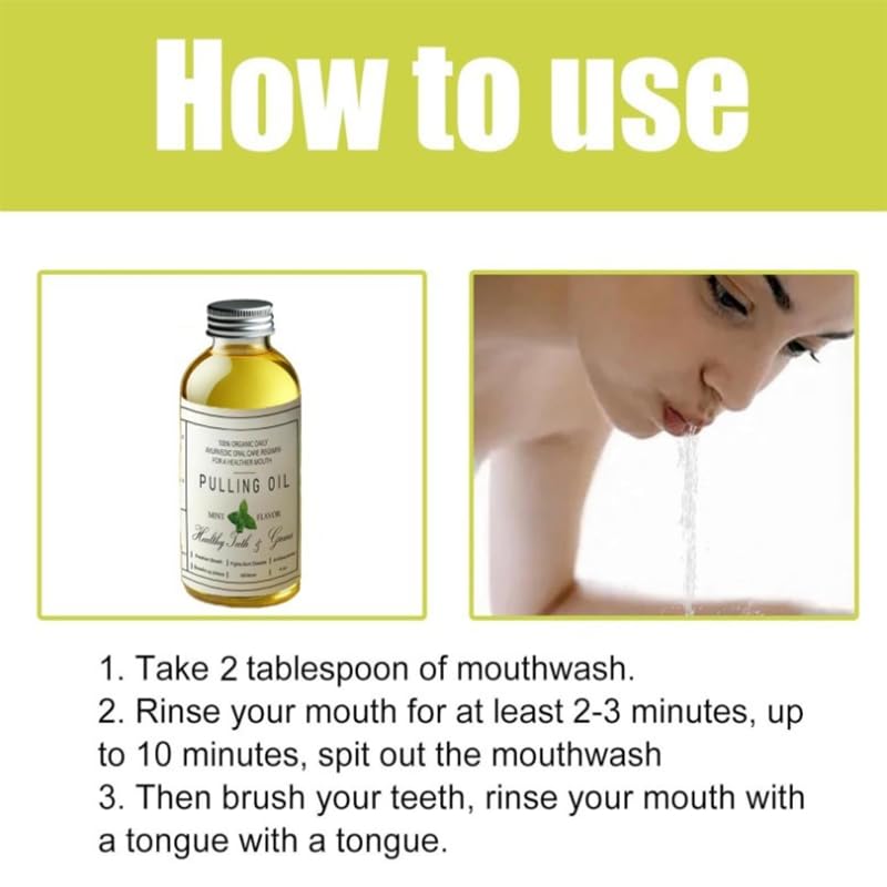 Coconut Oil Pulling for Teeth Whitening - Cocofresha Organic Peppermint Oil 4 Oz