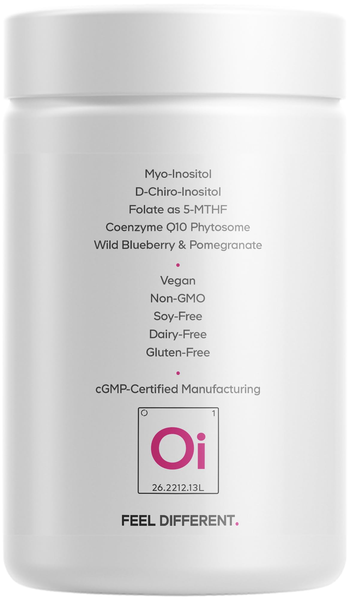 Codeage Liposomal Ovarian Inositol+ Supplement – Myo-Inositol 40:1, 5-MTHF Folate, CoQ10 Phytosome, Pomegranate & Wild Blueberry – 120 Capsules