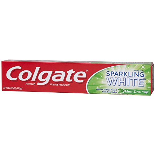 Colgate Sparkling White Mint Toothpaste - 6 oz (6 Pack)