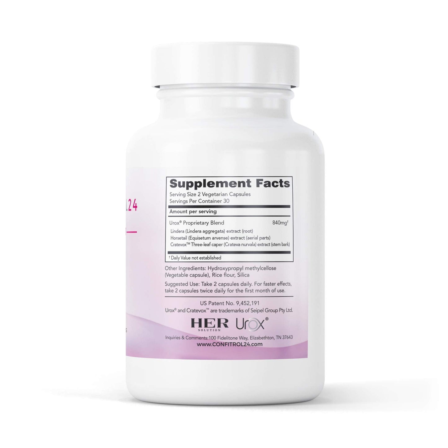 Confitrol24 Bladder Control Daily Supplement – Natural Support for Bladder Health
