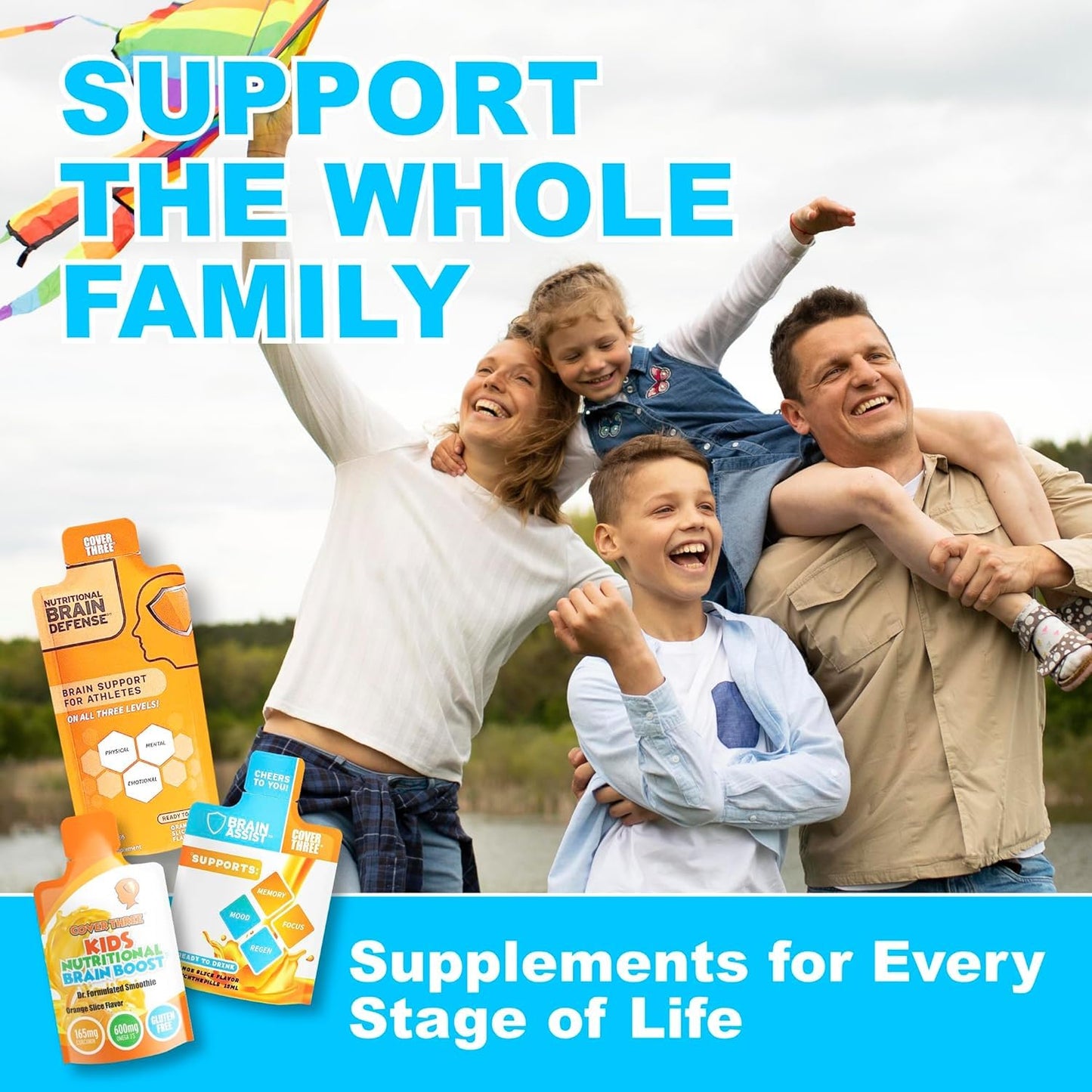 Cover Three Brain Assist | Premium Brain Support
