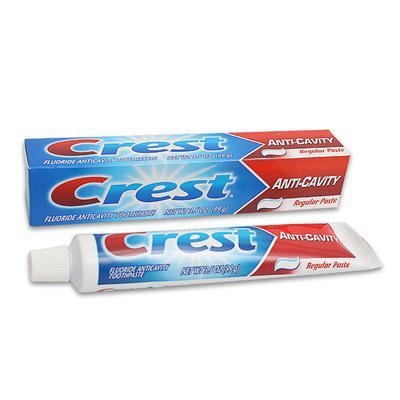 Crest Cavity Protection Regular Toothpaste 2.9 oz – Pack of 4 | TSA Approved Travel Size