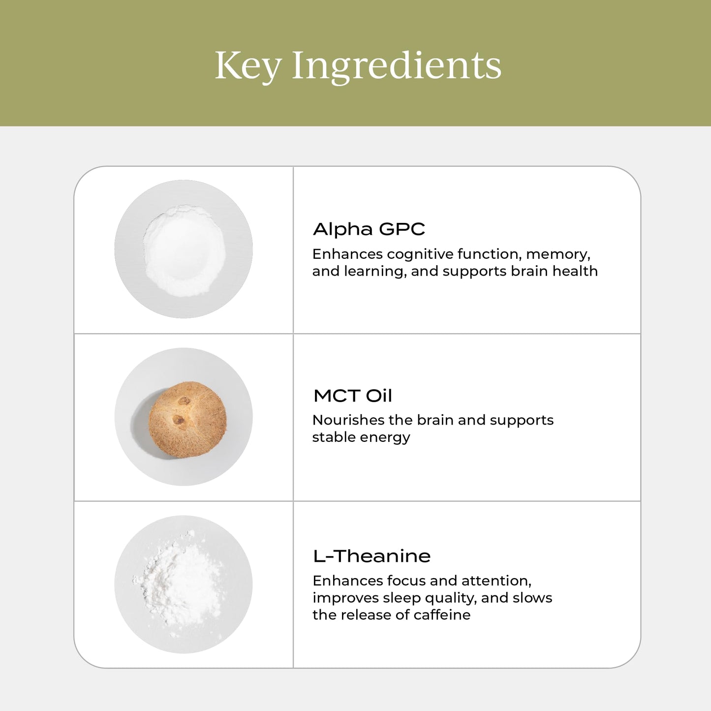 CYMBIOTIKA Nootropic Creamer – MCT Coffee Creamer with Alpha GPC & L-Theanine for Focus, Energy & Mental Clarity – Coconut Vanilla, 30 Servings