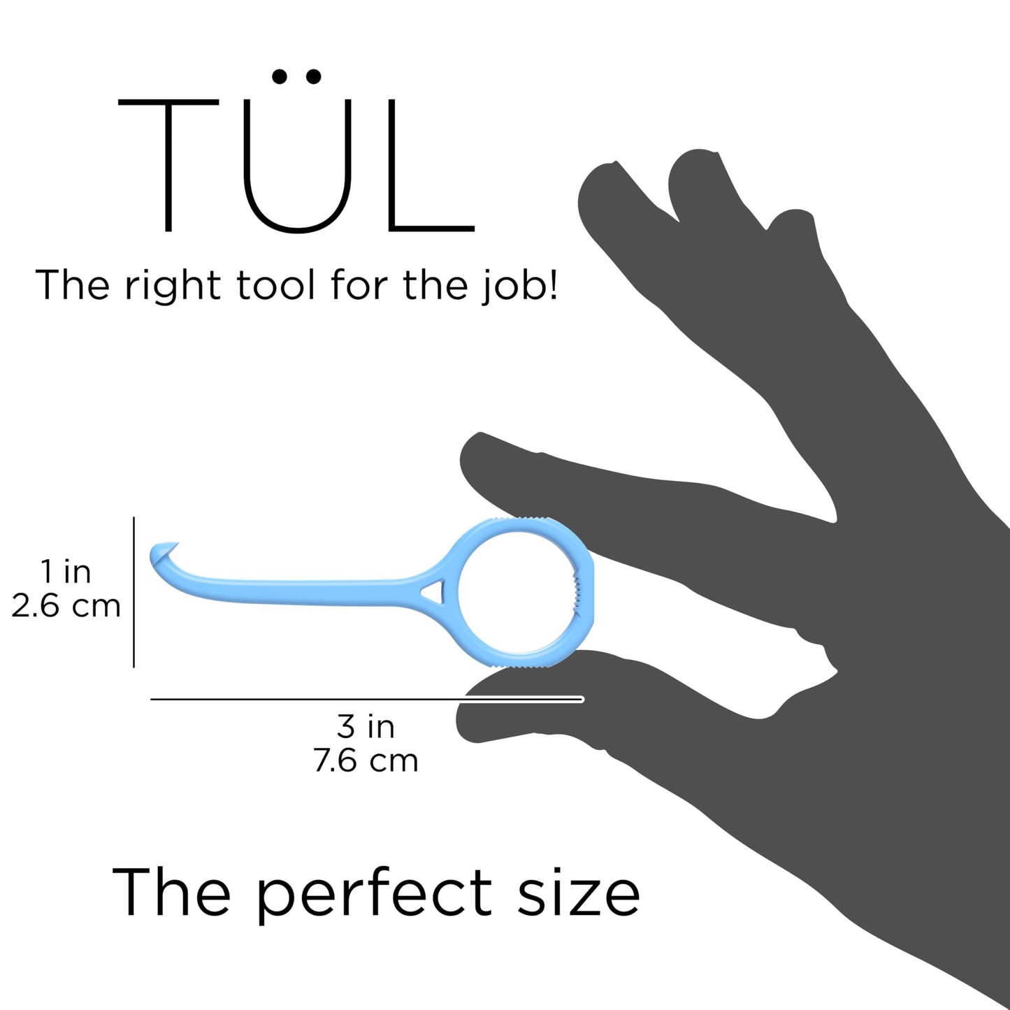 Denture Removal Tool - Blue 2 Pack | Made in the USA | Top Denture Accessories