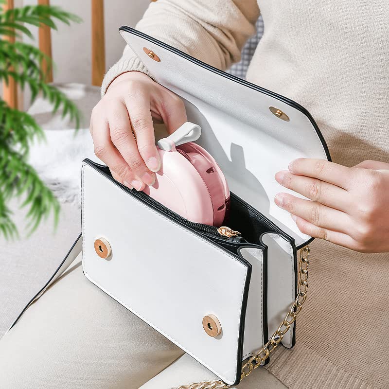 Pink No-Leak Denture Case | Travel-Friendly Denture Bath Box with Strainer & Magnetic Mirror