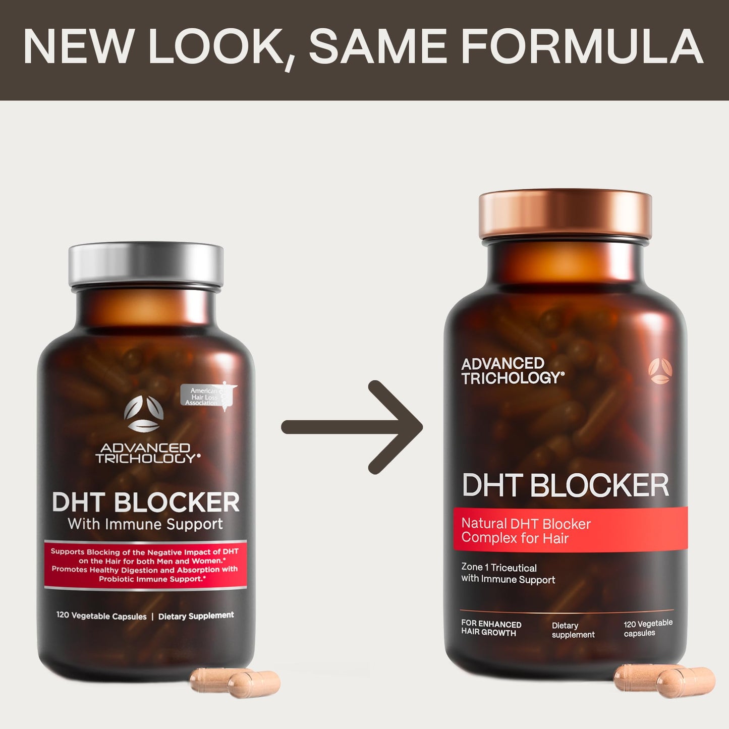 DHT Blocker - Hair Growth Supplement for Genetic Thinning | AHLA Approved | 20 Years of Hair Loss Clinic Experience