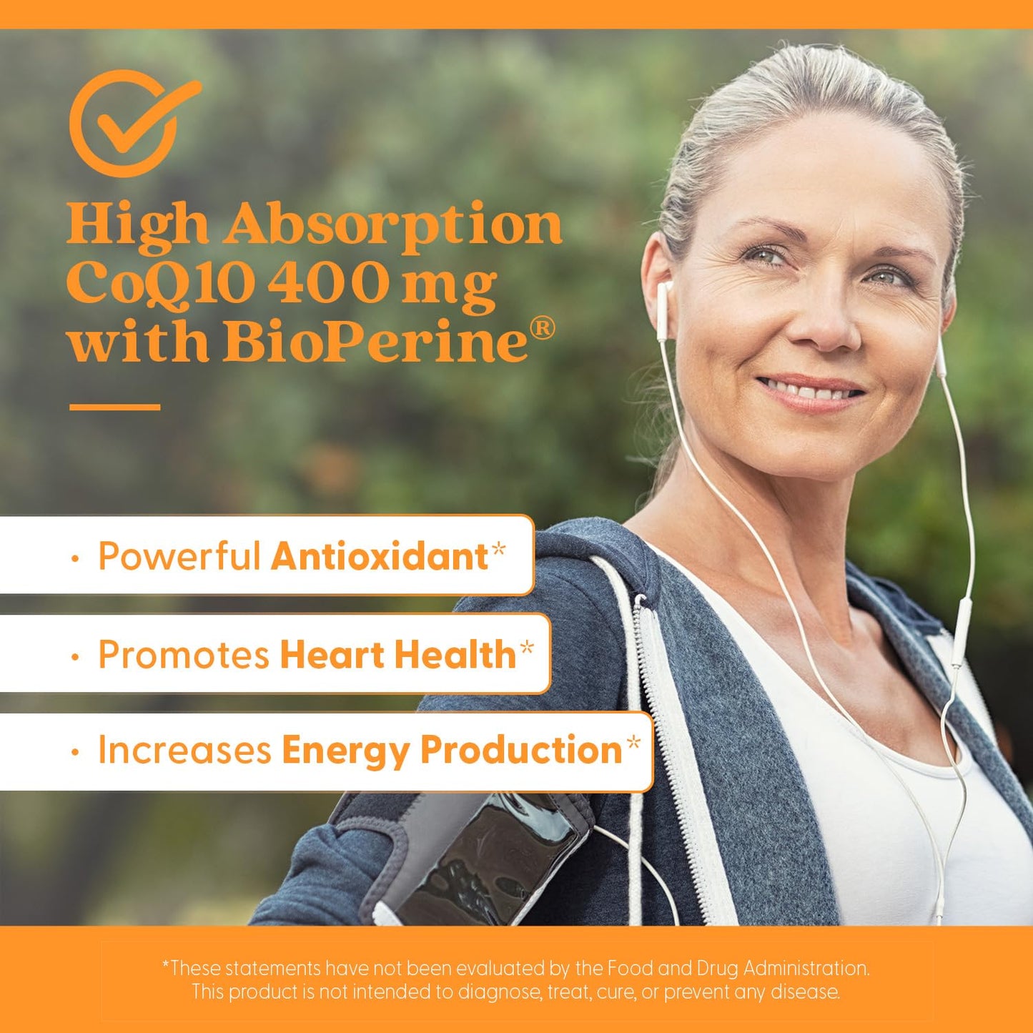 Doctor's Best High Absorption CoQ10 – Heart & Energy Support (Vegan)