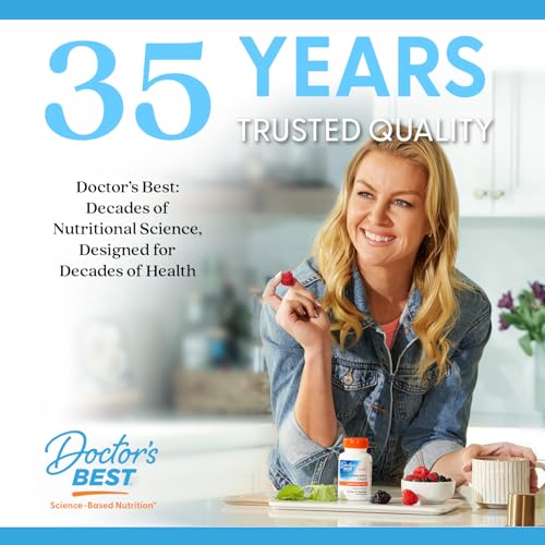 Doctors Best MSM – Supports Hair, Skin, Nails & Joints | Non-GMO, Gluten Free, Vegan | 180 Veggie Caps
