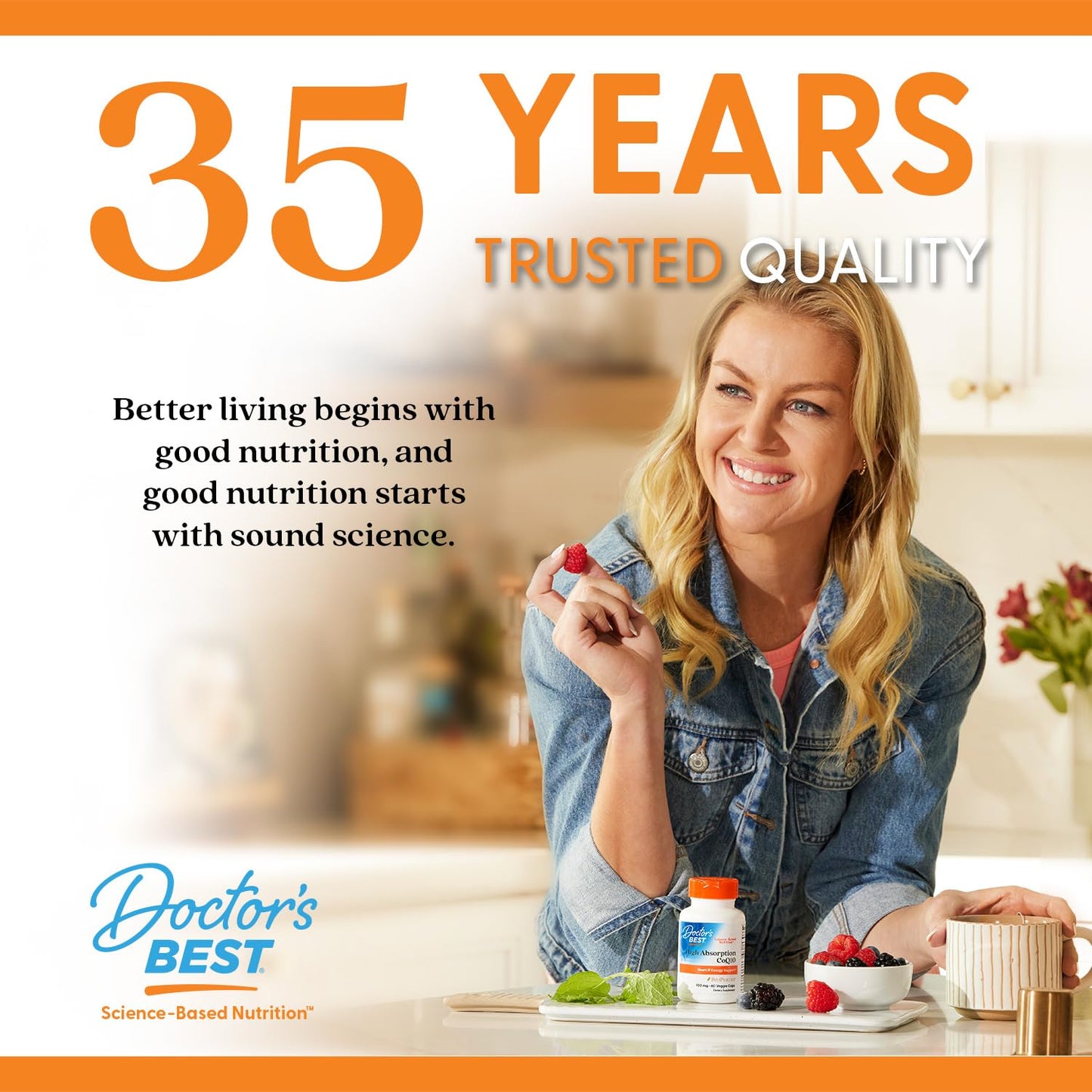 Doctor's Best Vitamin C 500mg - 120 Count | Immune & Antioxidant Support