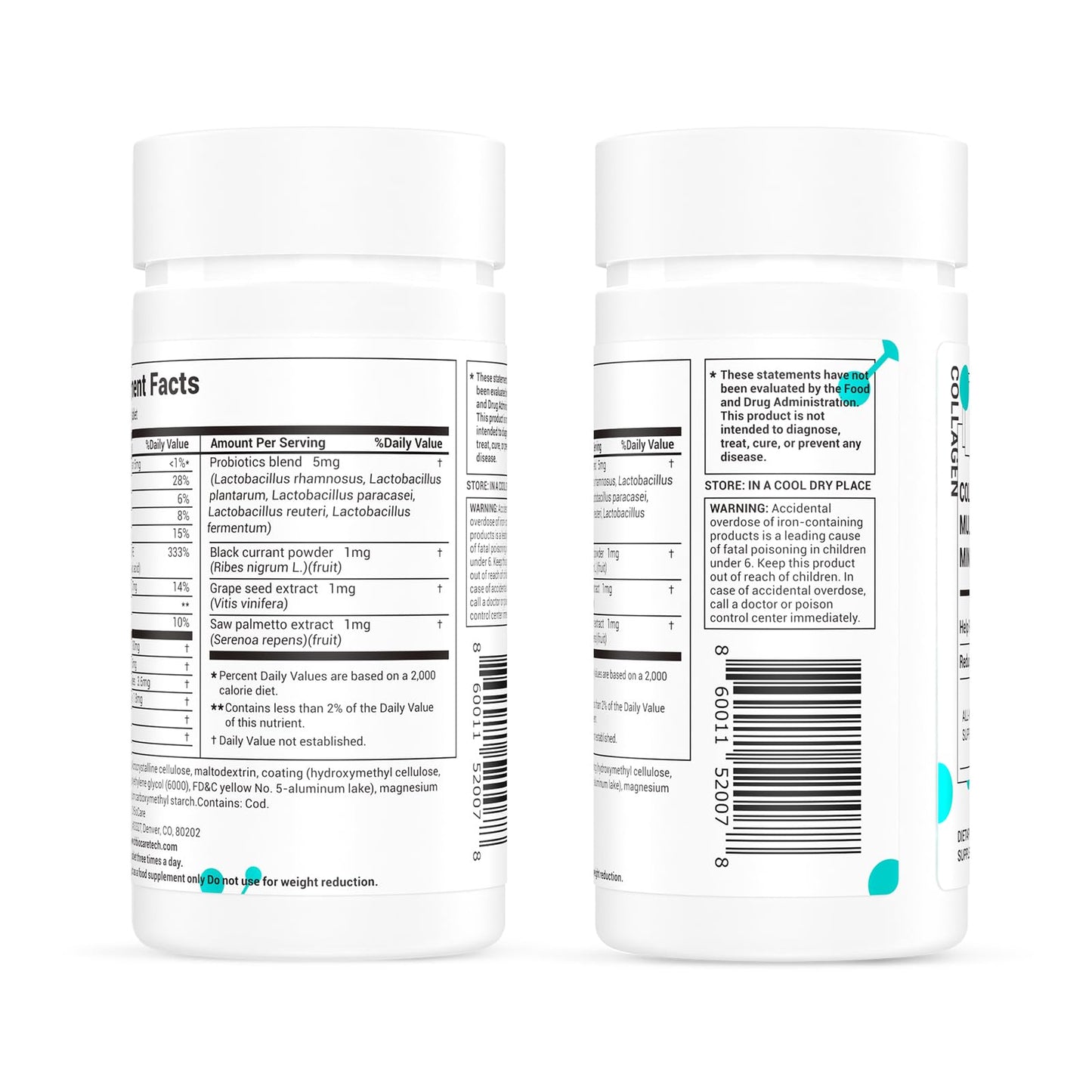 DrBioCare Collagen Peptides for Women | Beauty Vitamin & Mineral Supplement, Made in USA