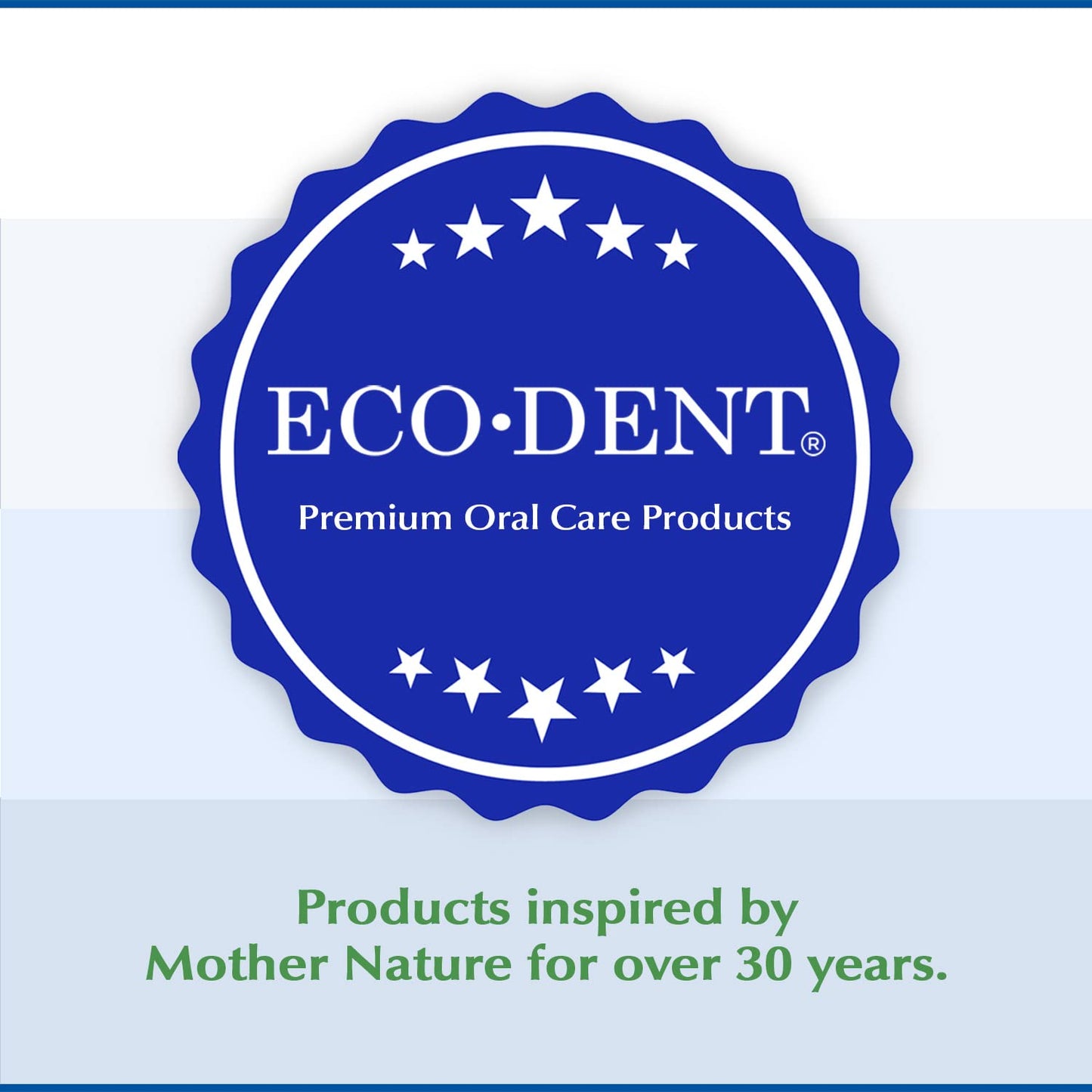 Eco-Dent Alcohol-Free Mint Mouthwash | Baking Soda Rinse for Adults