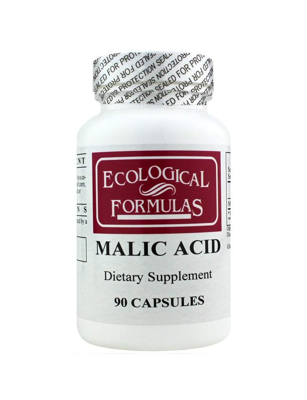 Ecological Formulas Malic Acid 600 mg – 90 Count (White)