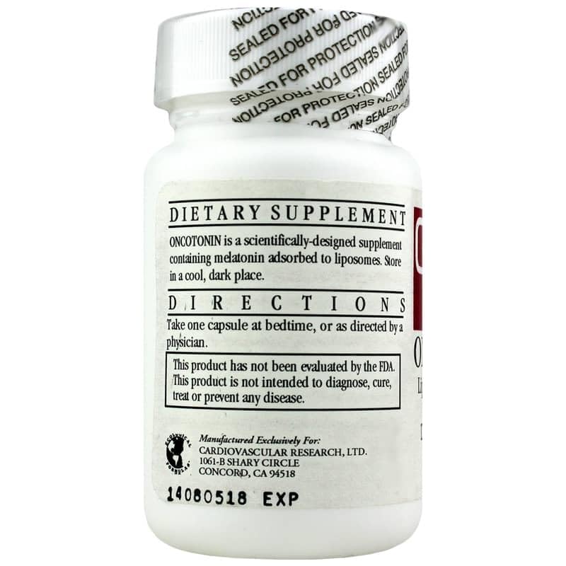 Ecological Formulas Oncotonin Melatonin 10 Mg 30 Caps | Sleep Support