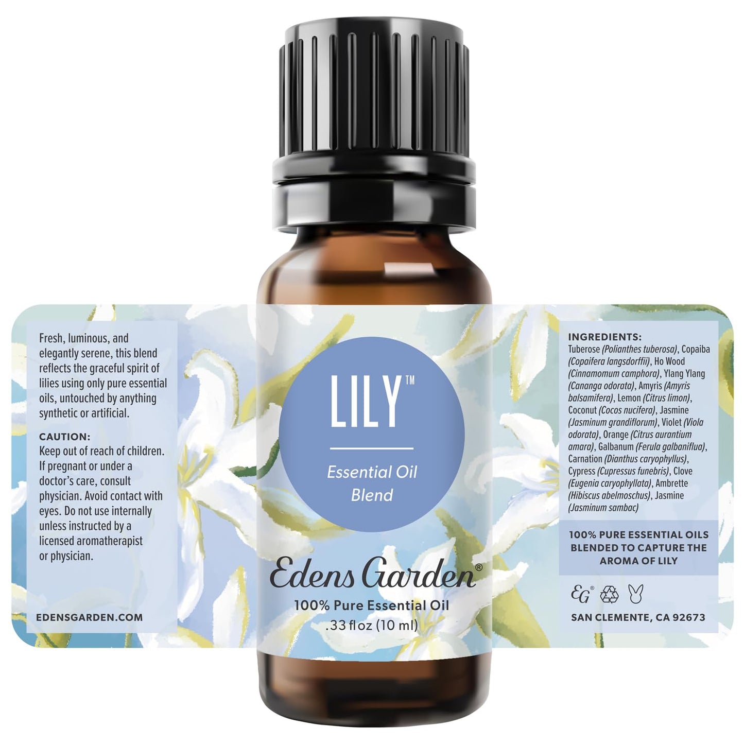 Edens Garden Lily Essential Oil Blend – 10 ml, 100% Pure