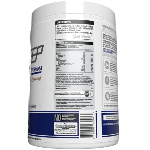 EHP Labs OxySleep Collagen Peptides Powder – Night Time Shred & Deep Sleep (Hot Cocoa) | Pasture-Raised Collagen Type I & III | 30 Servings