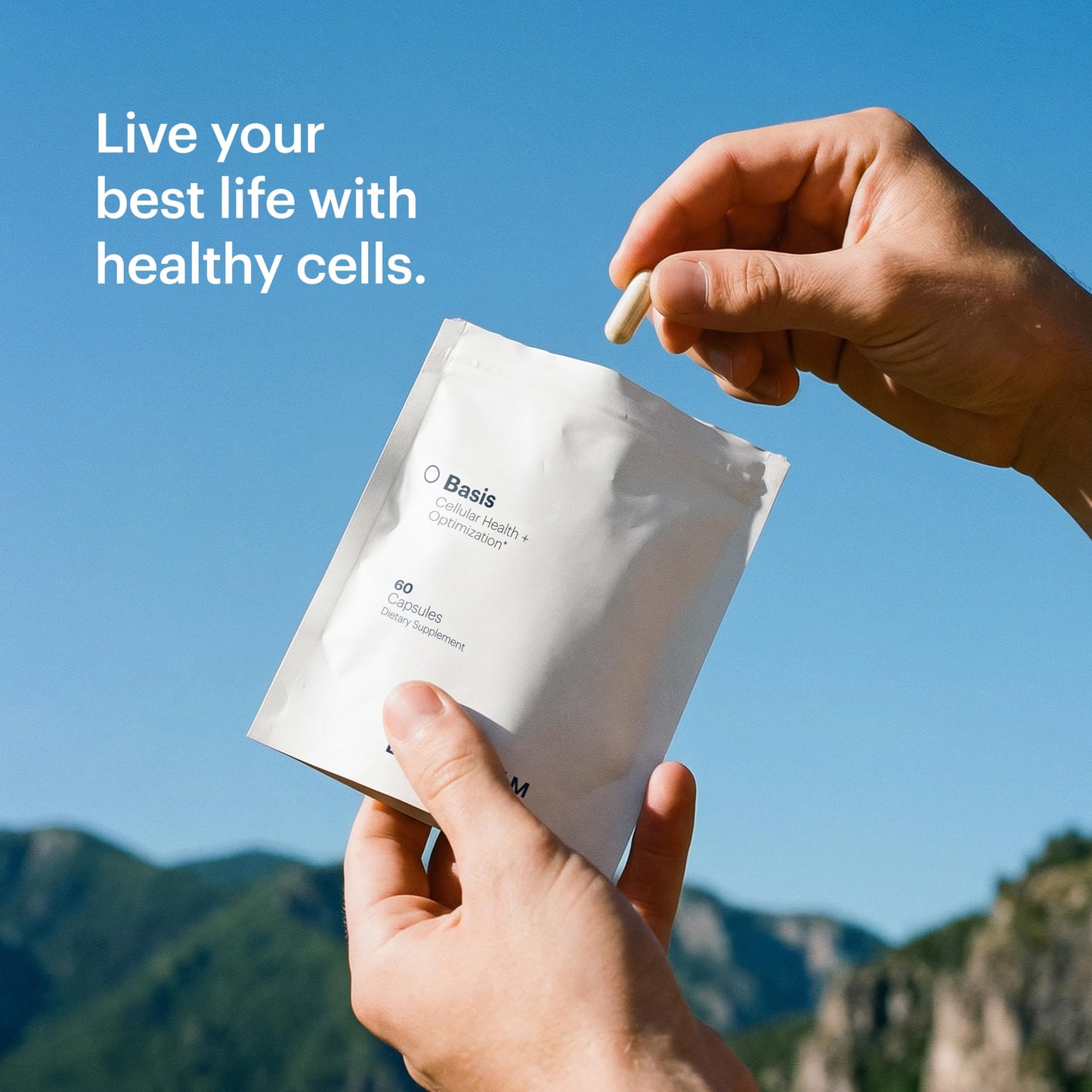 ELYSIUM Basis NAD+ Supplement — 30 Servings | NR 250mg + Pterostilbene 50mg