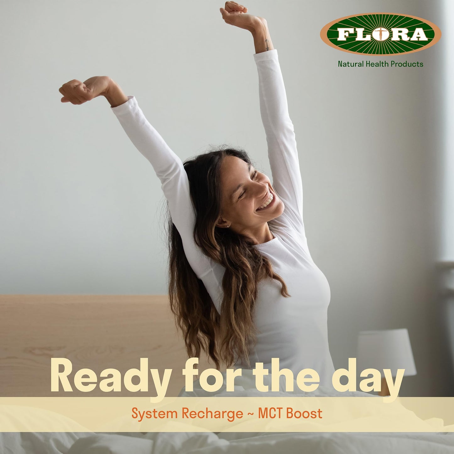Flora MCT Oil Certified Organic – C8/C10, Non-GMO, Vegan, 32 oz