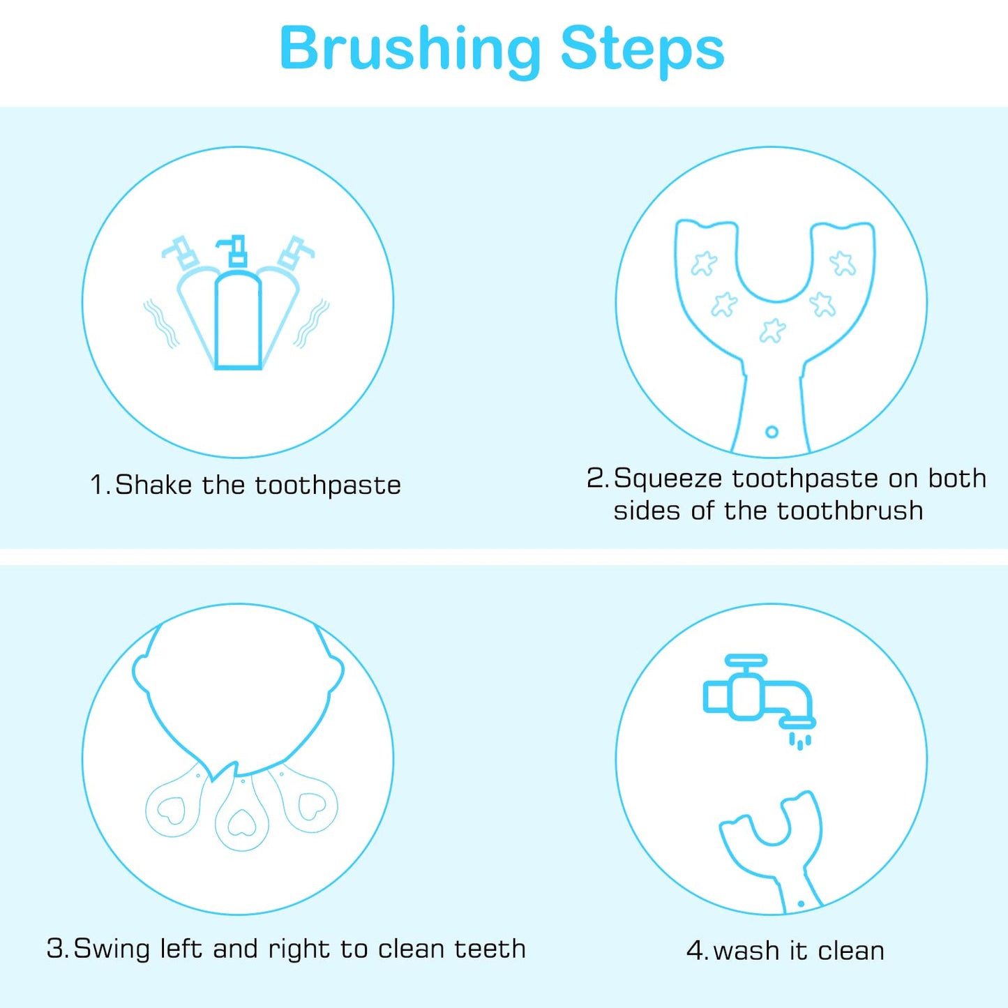 Frerdui 6-in-1 Baby Training Toothbrush Set – Infant to Toddler Oral Care