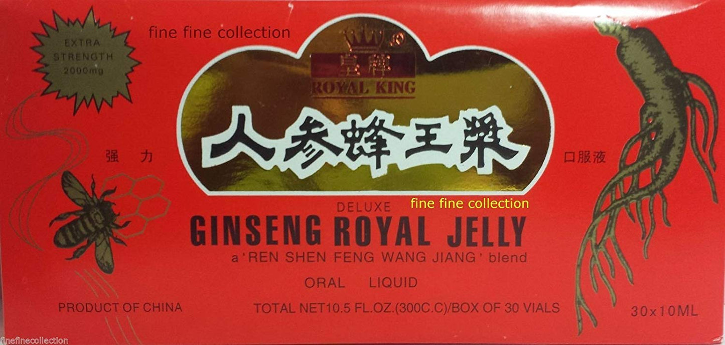 Ginseng Royal Jelly Extract – 3 Boxes (90 Bottles) Extra Strength 2000mg