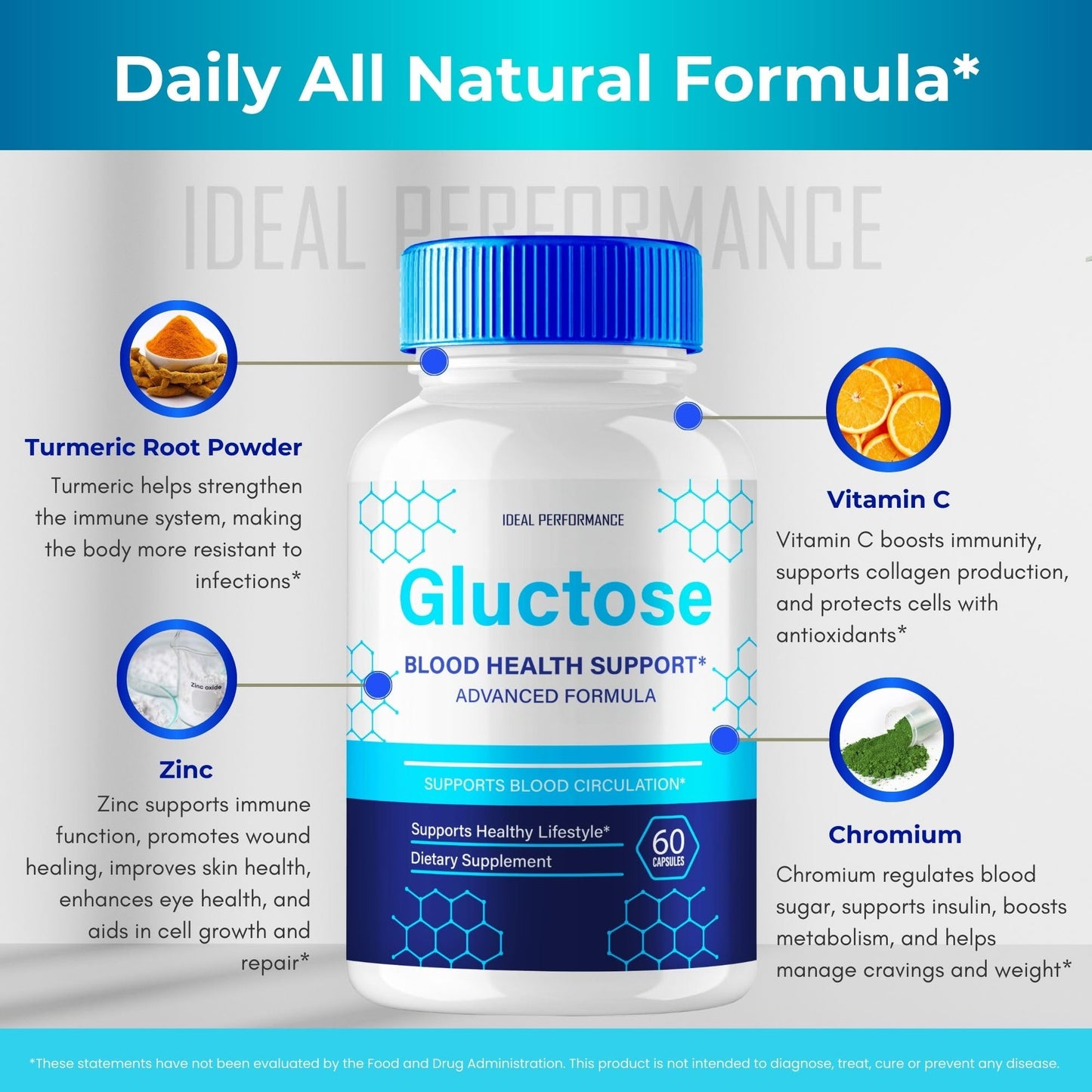 Gluctose Advanced Blood Formula Capsules - Official Gluctose Supplement Pills (2 Pack) for Healthy Balance & Well-Being
