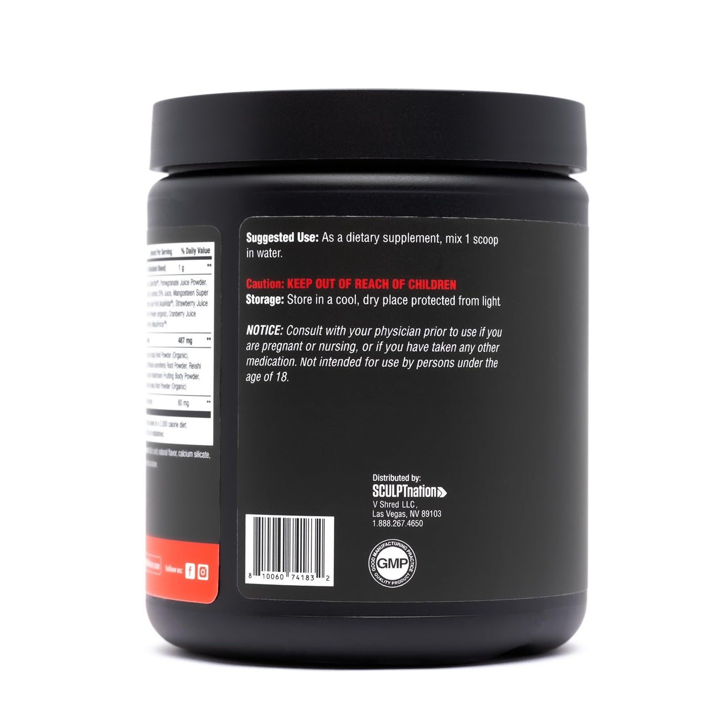 Sculpt Nation Greens Strawberry Powder with Collagen – Skin, Digestion & Energy
