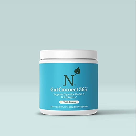 United Naturals Gut Connect 365 – Vanilla Cinnamon 7.8 oz | Digestive Health Supplement