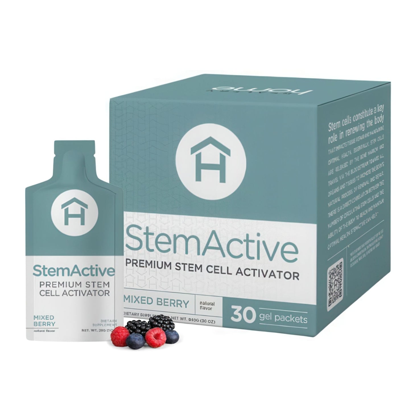 HealthyHome StemActive Gel | Mixed Berry Flavor | 30 Servings | Supports Cellular Function