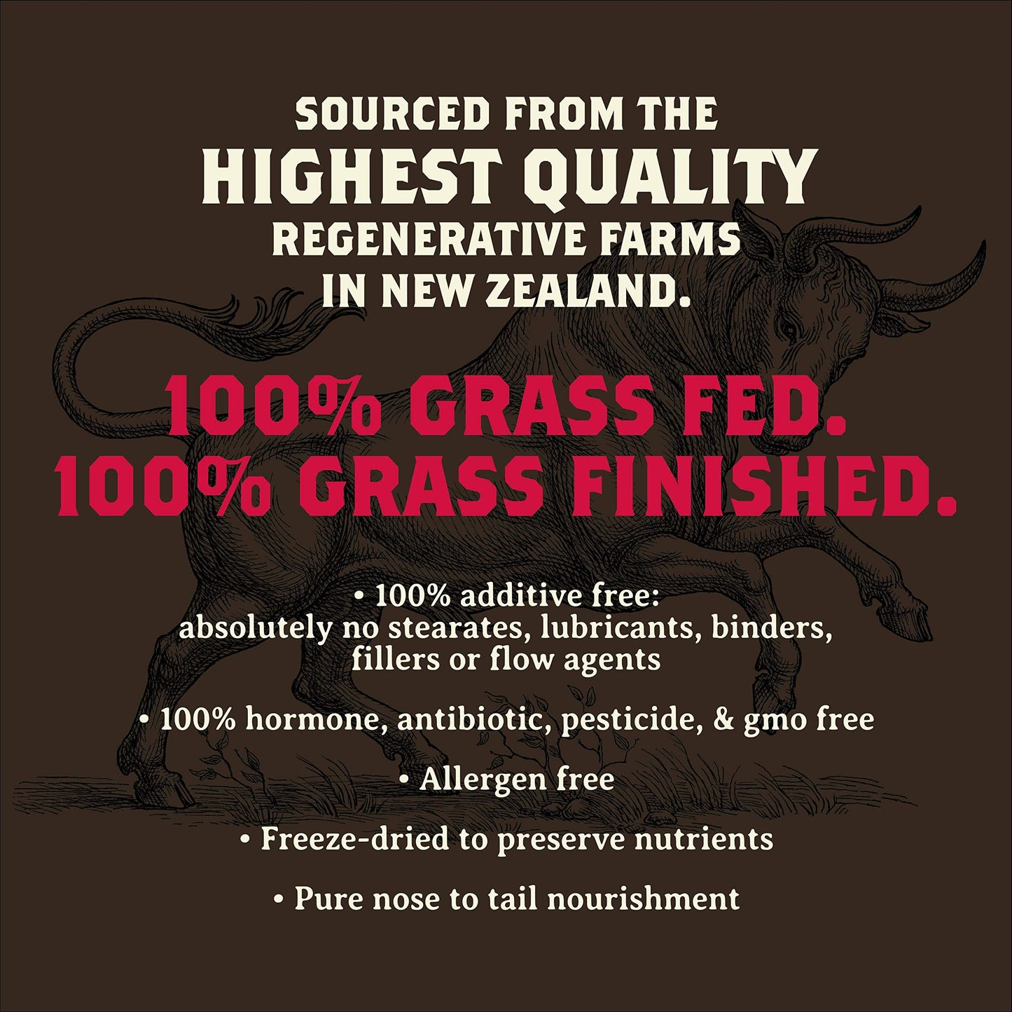 Heart & Soil Grass-Fed Bone Matrix — Joint Health & Flexibility (180 Capsules)