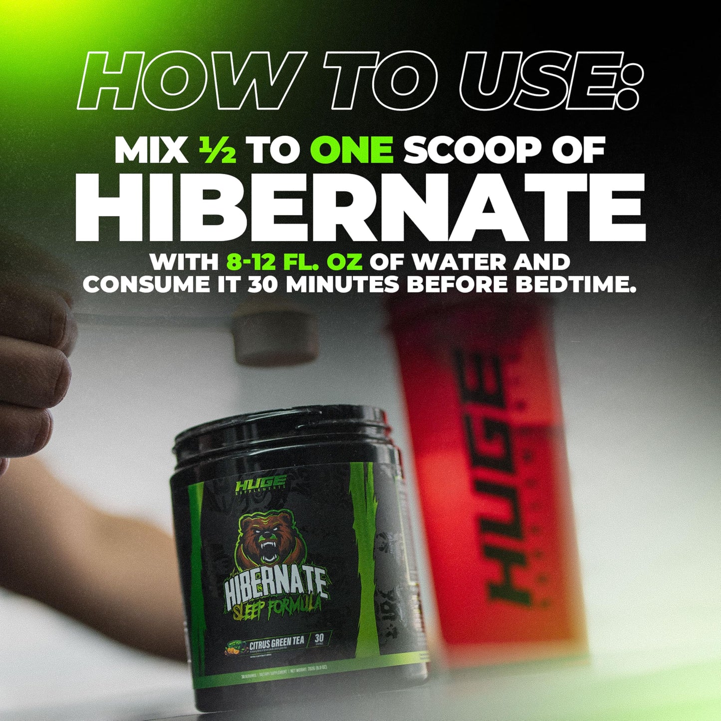 Hibernate Sleep Supplement - Complete Sleep Recovery Formula (30 Servings)